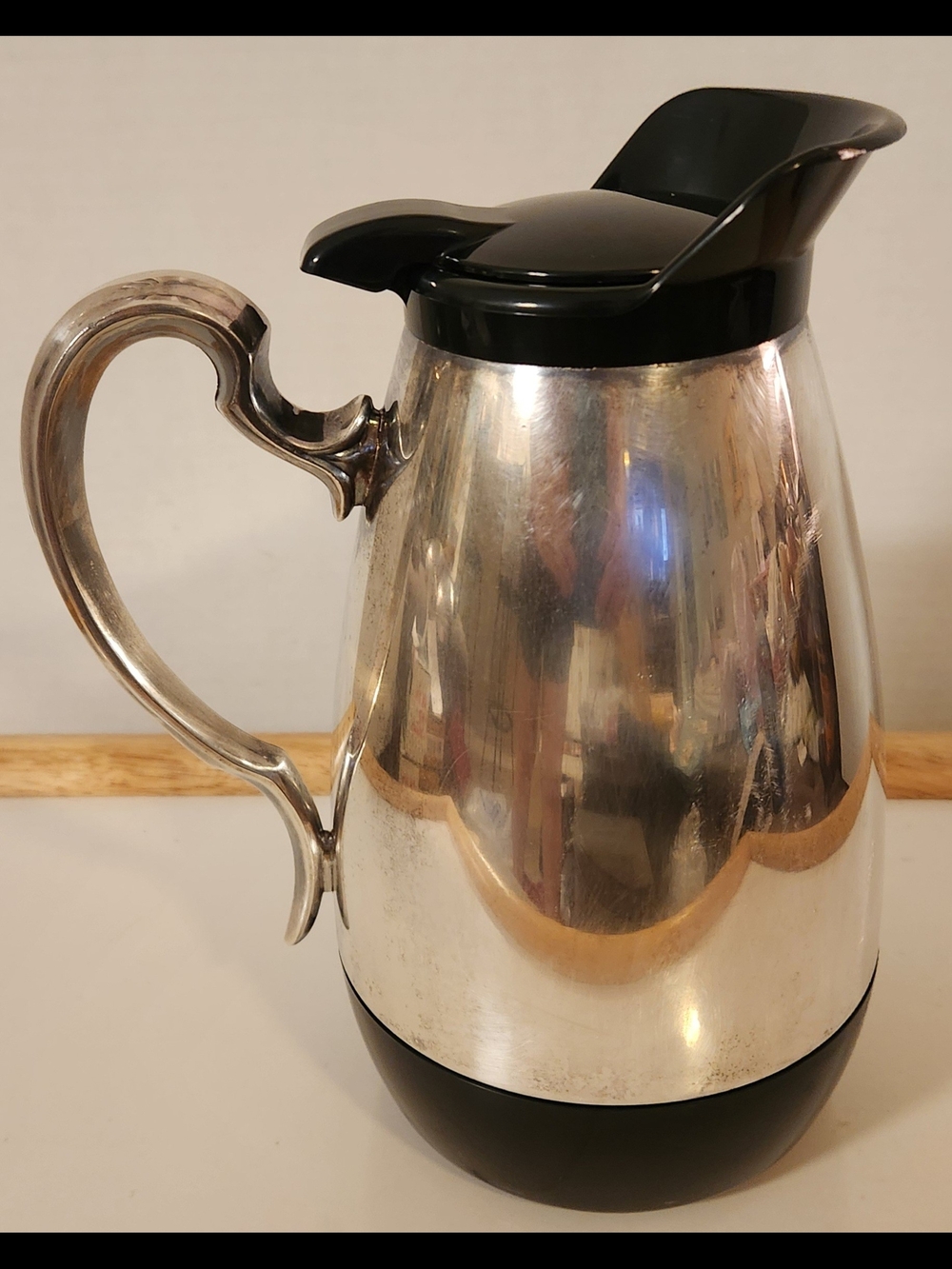 Mid Century Modern Gorham Silver Plated Thermal Coffee Pitcher
